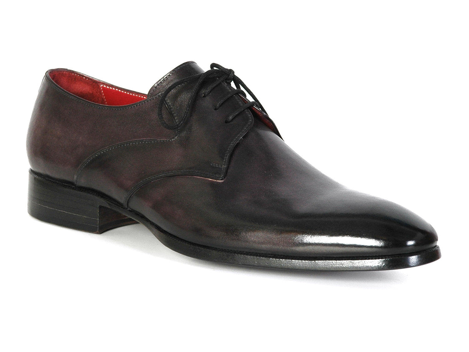Cobbler India Men's Anthracite Black Derby Shoes