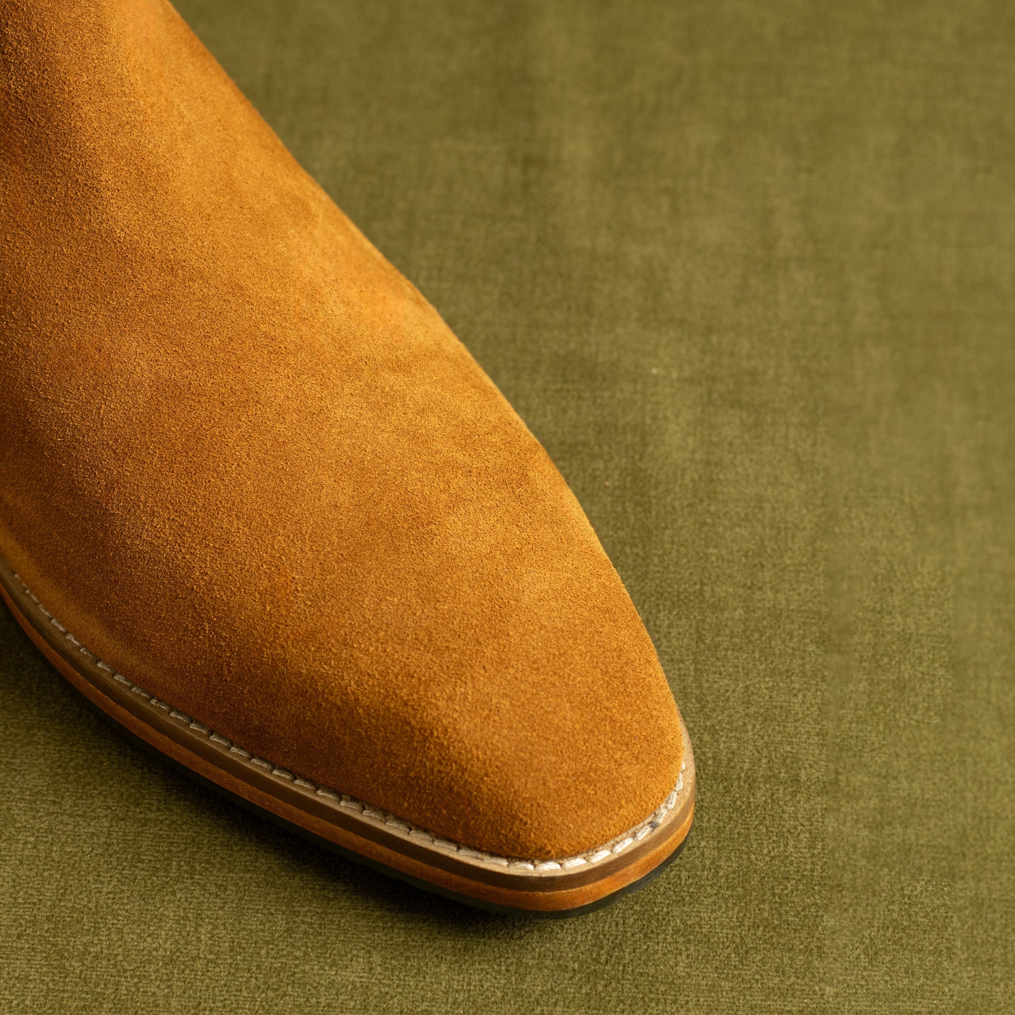 Cobbler India Alon Jodhpur Boots – Handcrafted Tan Suede Leather Boots for Men