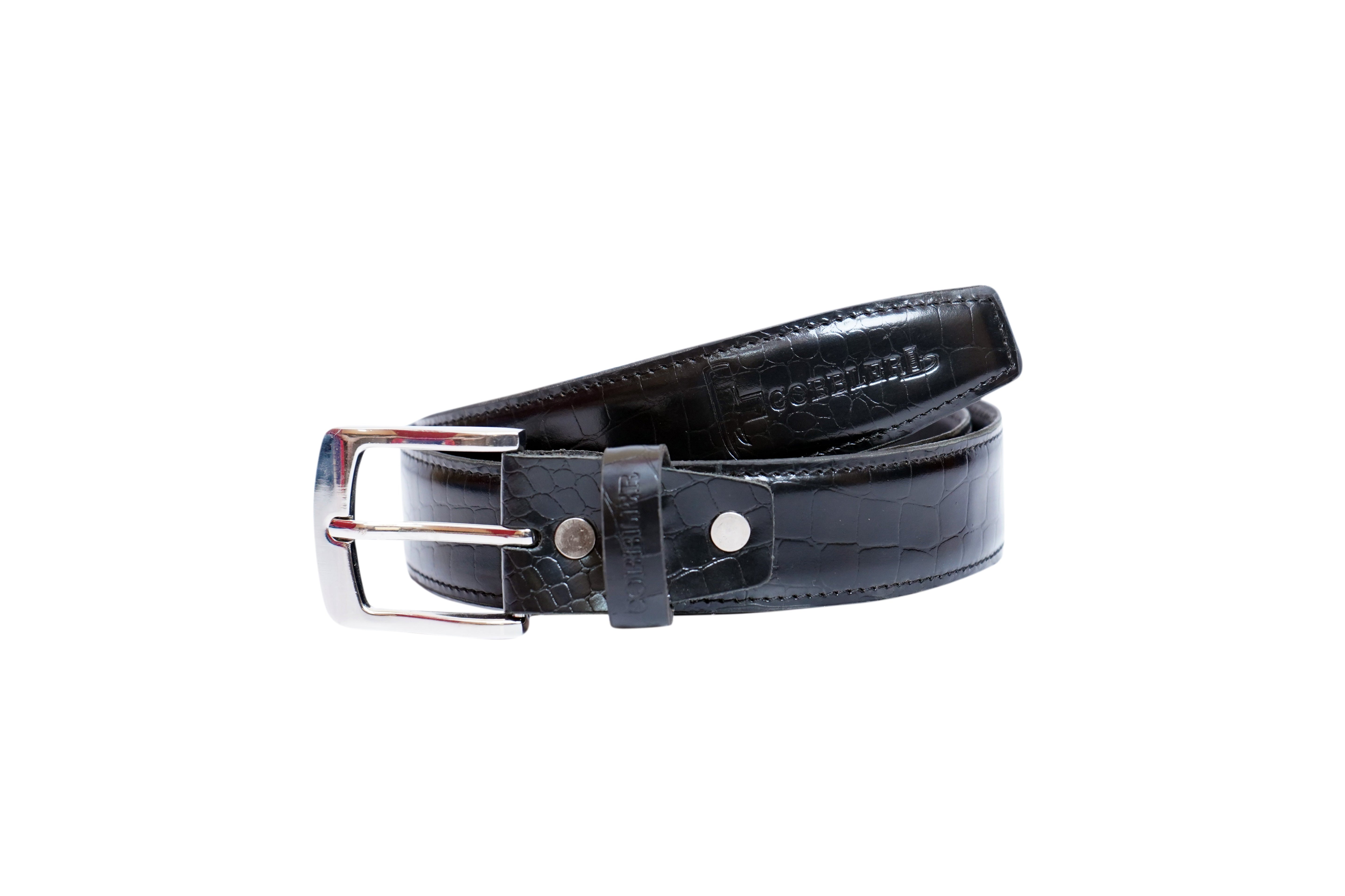 Cobbler India Men’s Sleek Leather Belt – Stylish, Durable & Adjustable