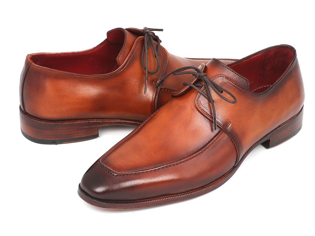 Cobbler India Brown Leather Apron Derby Shoes For Men