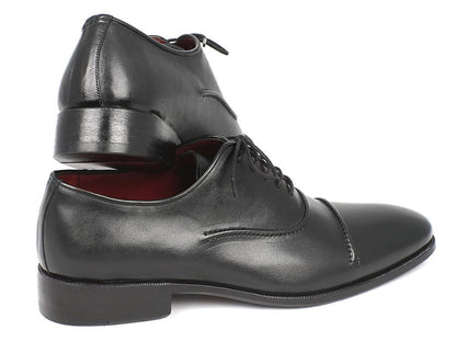 Cobbler India Men's Cap Toe Oxfords Black
