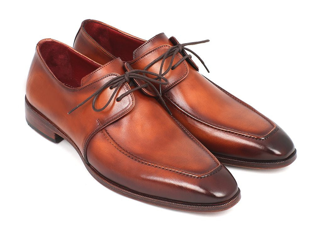 Cobbler India Brown Leather Apron Derby Shoes For Men