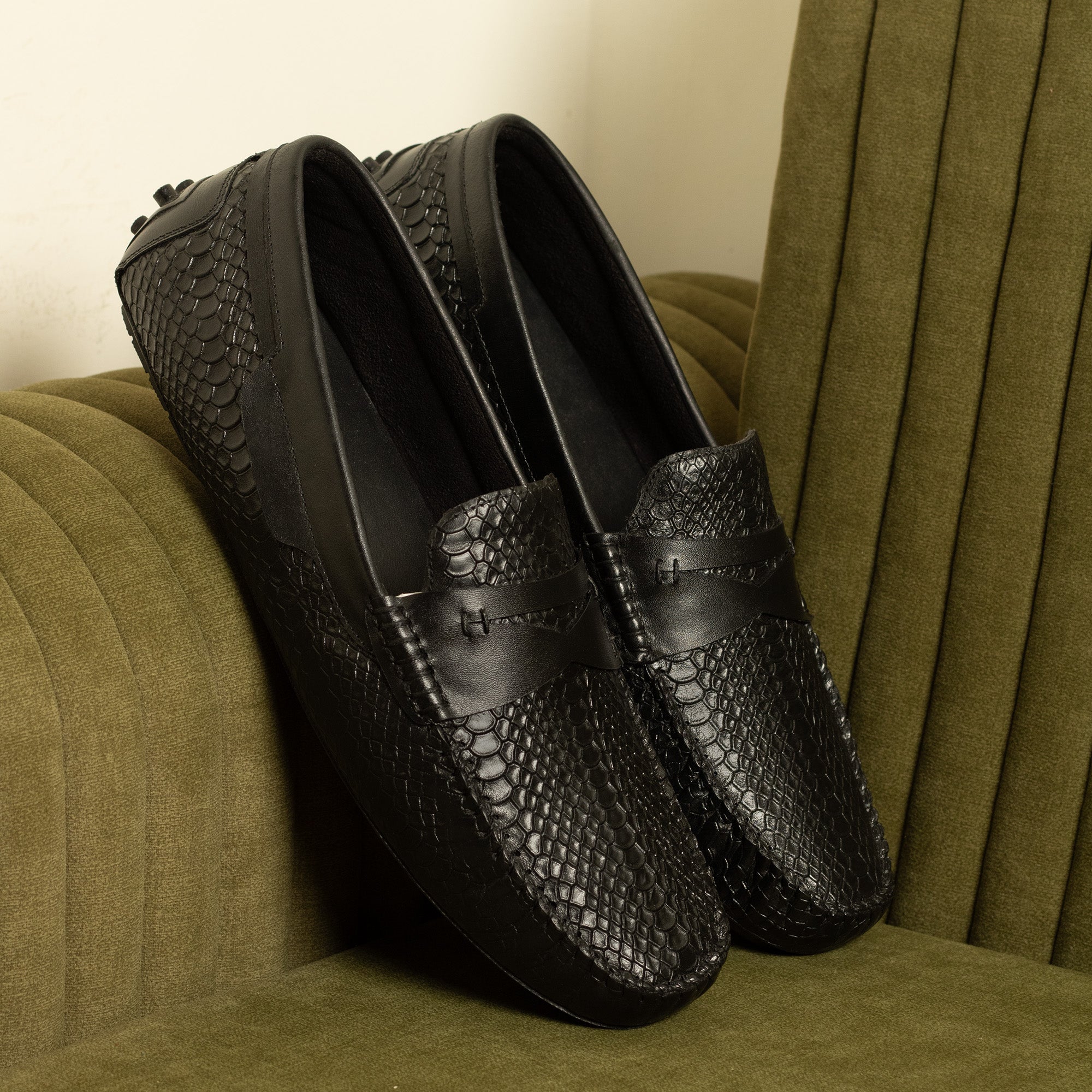 Cobbler India Premium Men's Leather Loafers | Formal Slip-On Shoes