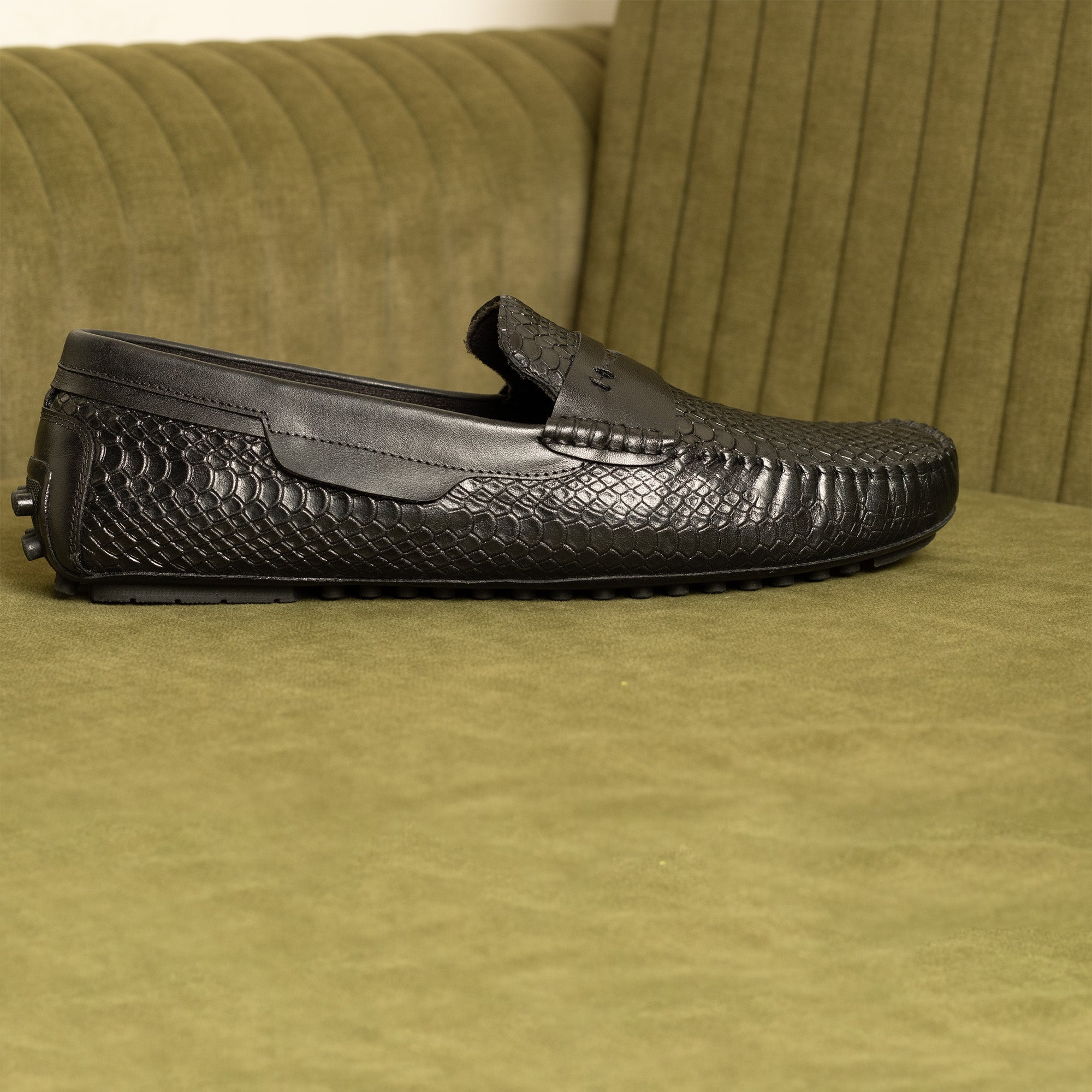 Cobbler India Premium Men's Leather Loafers | Formal Slip-On Shoes