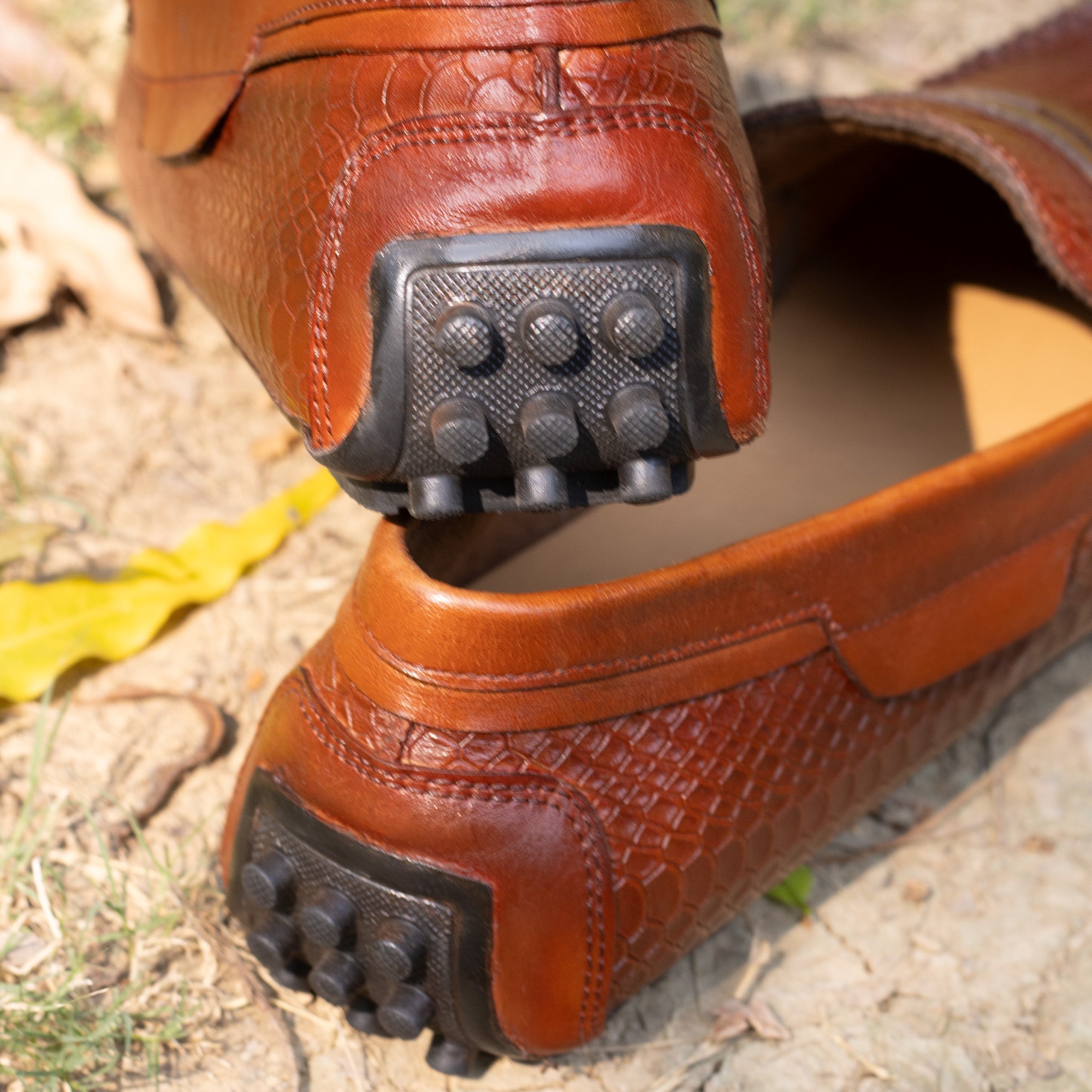 Cobbler India Premium Brown Loafers for Men – Slip-On | Handcrafted & Durable