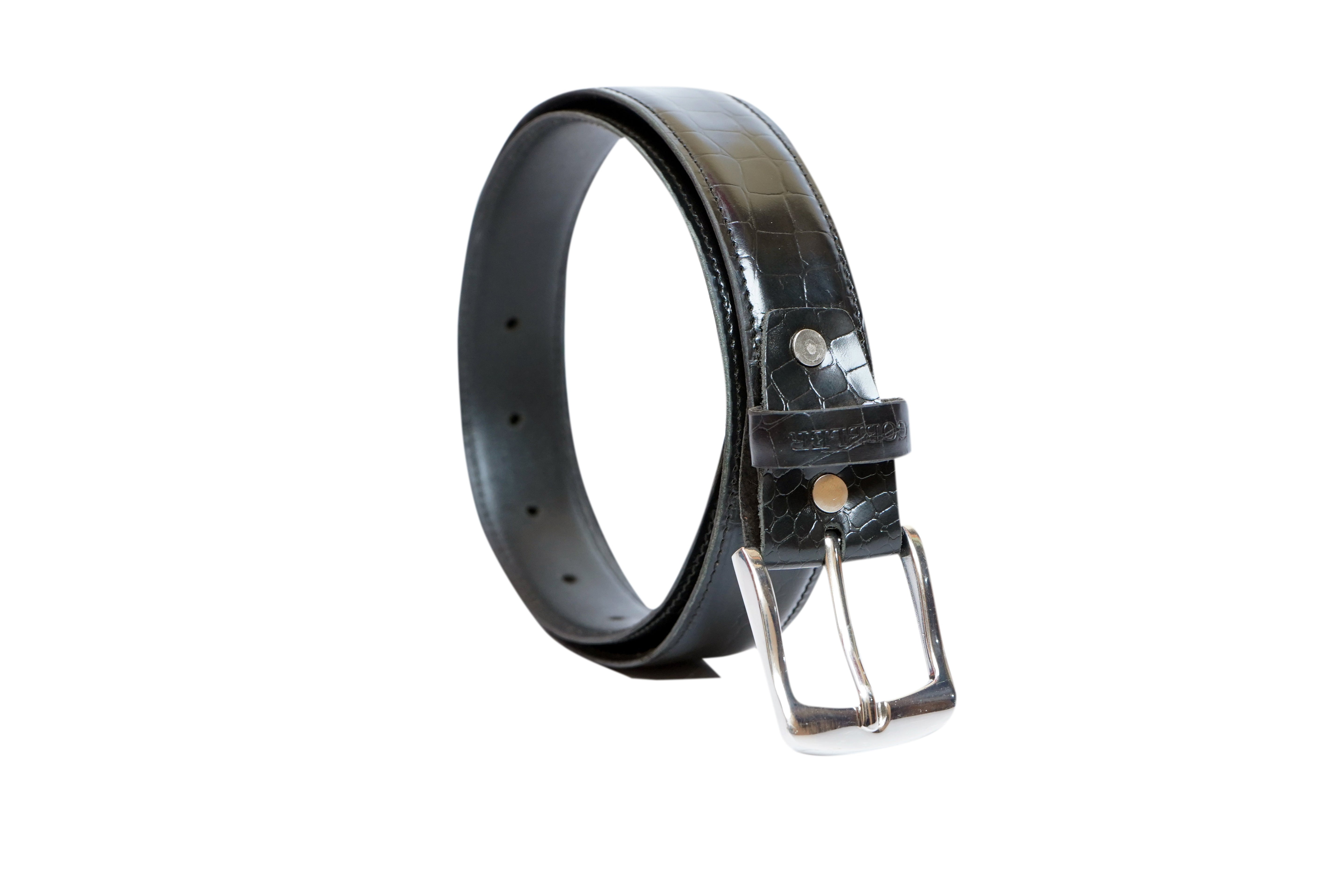 Cobbler India Men’s Sleek Leather Belt – Stylish, Durable & Adjustable