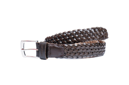 Cobbler India Men’s Leather Belts - Genuine Leather, Adjustable Fit