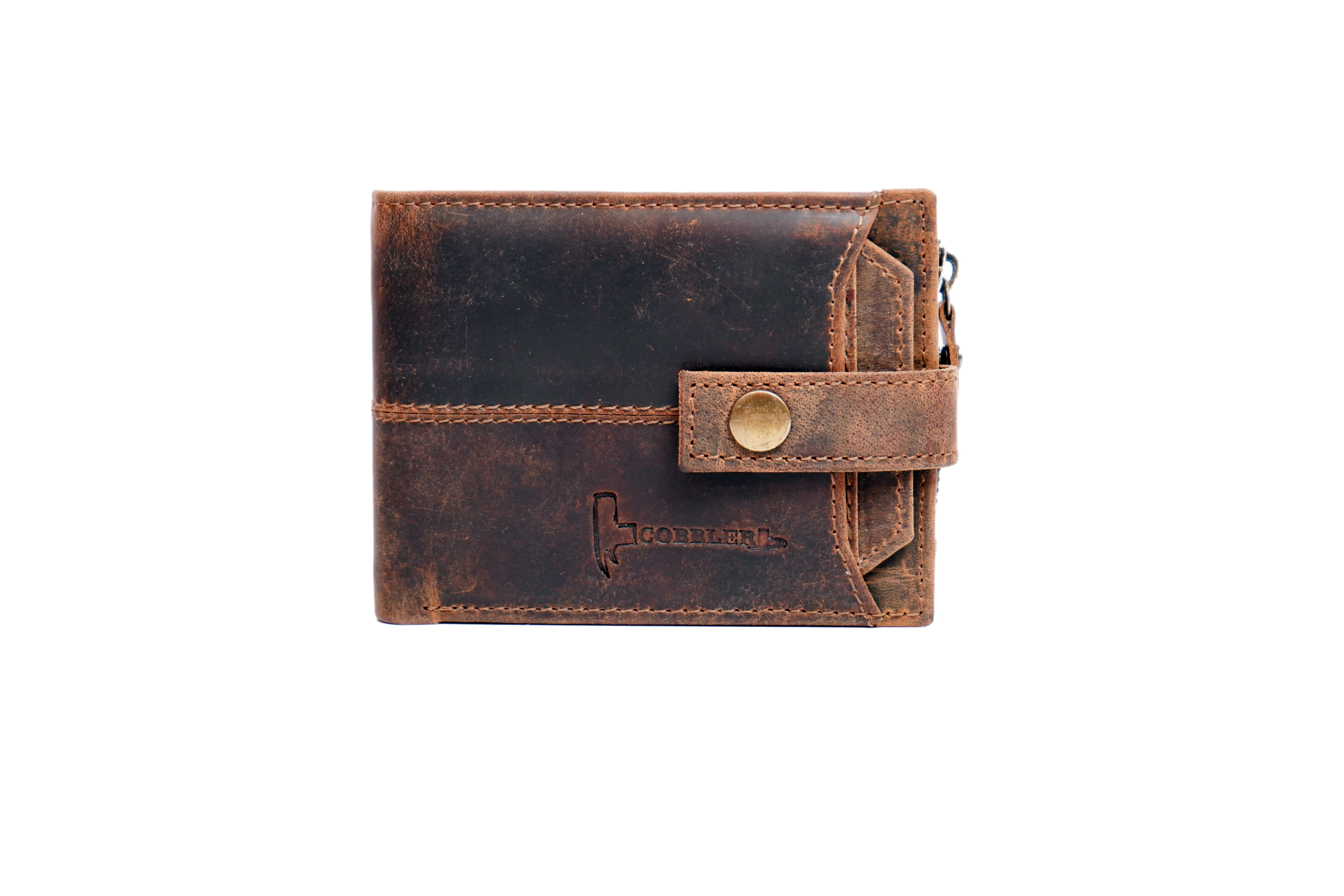 Cobbler India Vintage Leather Men's Wallet – Stylish, Durable & Compact