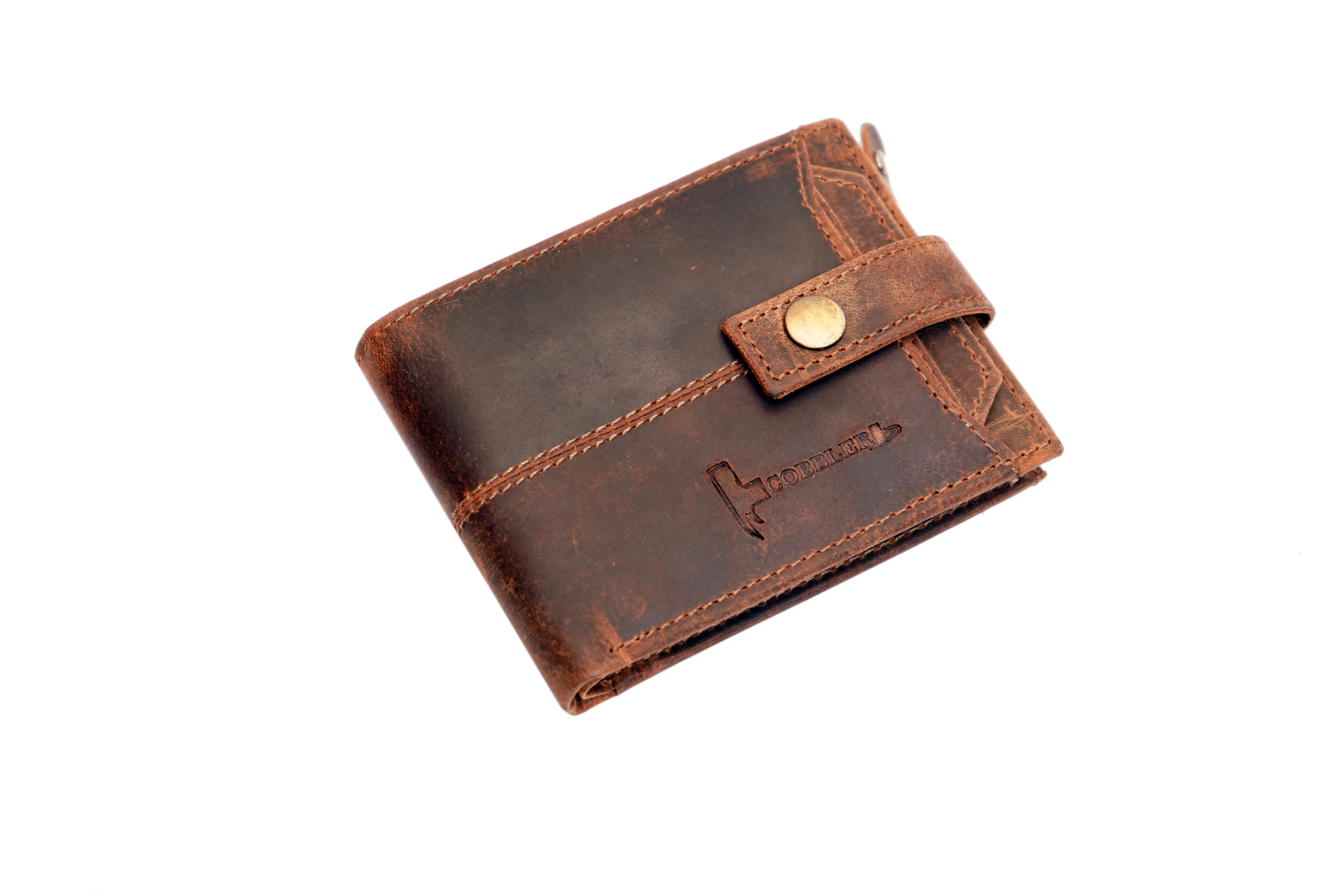 Cobbler India Vintage Leather Men's Wallet – Stylish, Durable & Compact