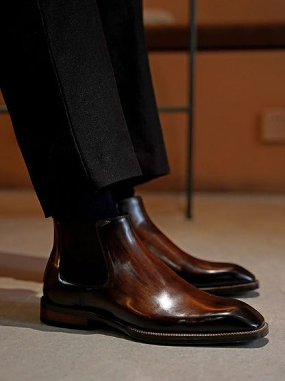 Cobbler India Luxury Wholecut Chelsea Boots | Handcrafted Formal Shoes for Men
