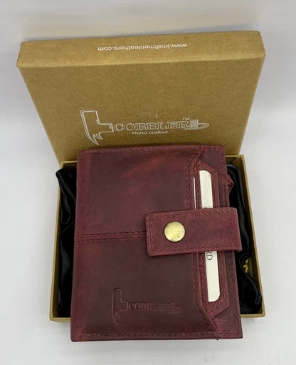 Cobbler India Premium Leather Men's Wallet – Stylish, Durable & Compact