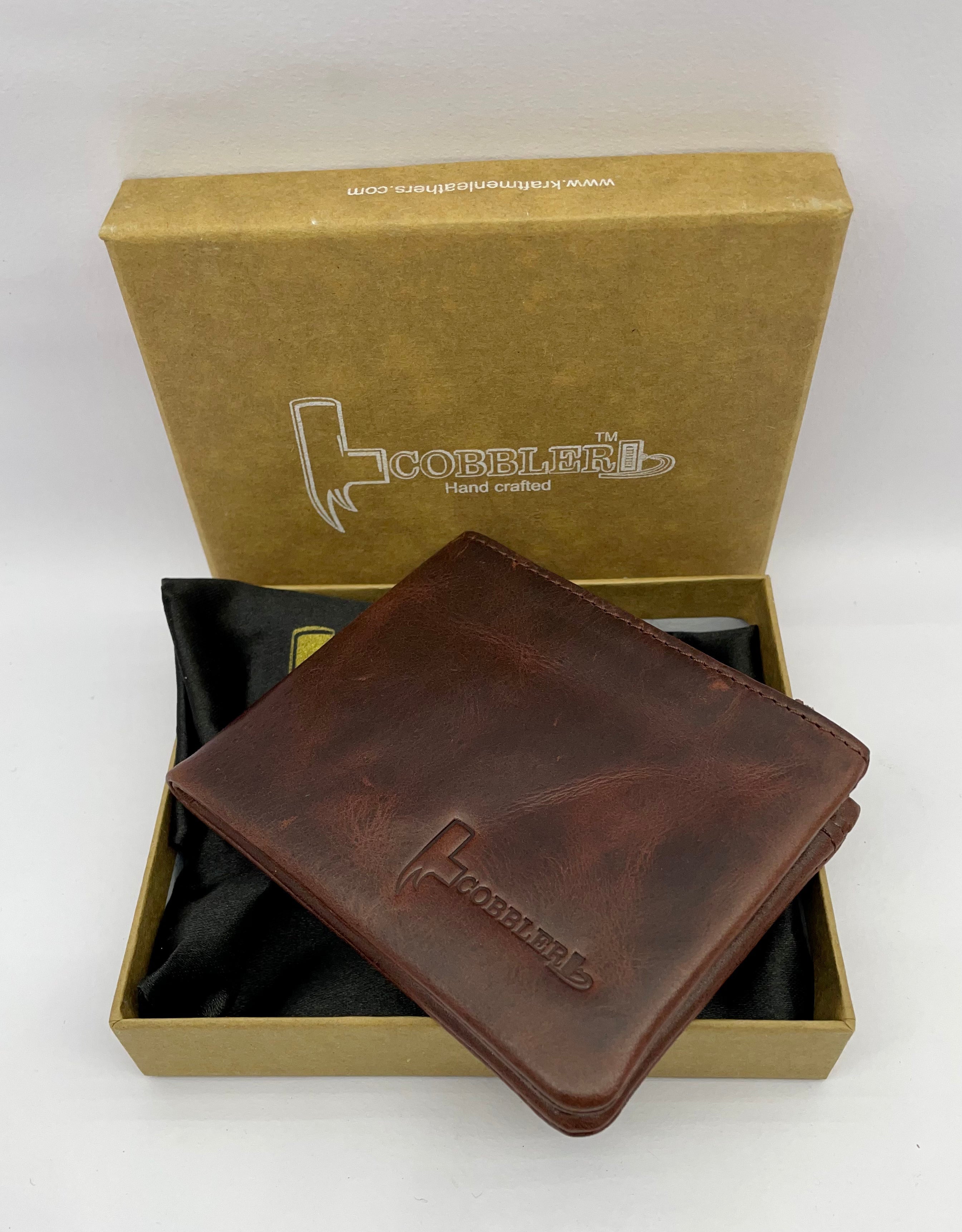 Cobbler India Premium Men's Wallet | RFID Protection & Slim Bifold Design