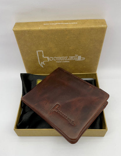 Cobbler India Premium Men's Wallet | RFID Protection & Slim Bifold Design