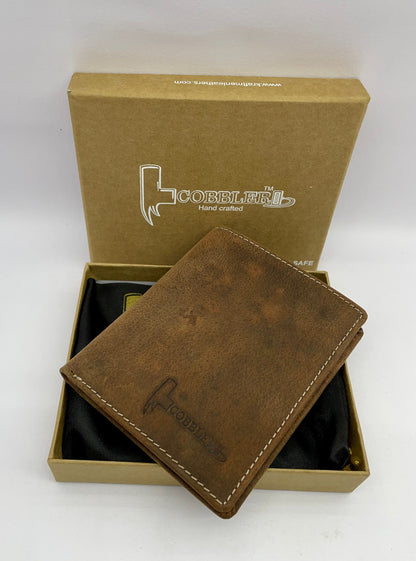 Cobbler India Leather Wallets for Men - Slim, RFID, and Durable