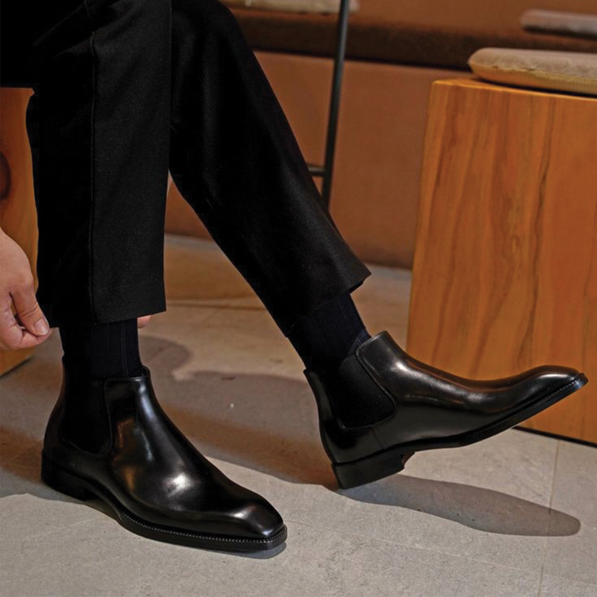 Cobbler India Luxury Wholecut Chelsea Boots | Handcrafted Formal Shoes for Men