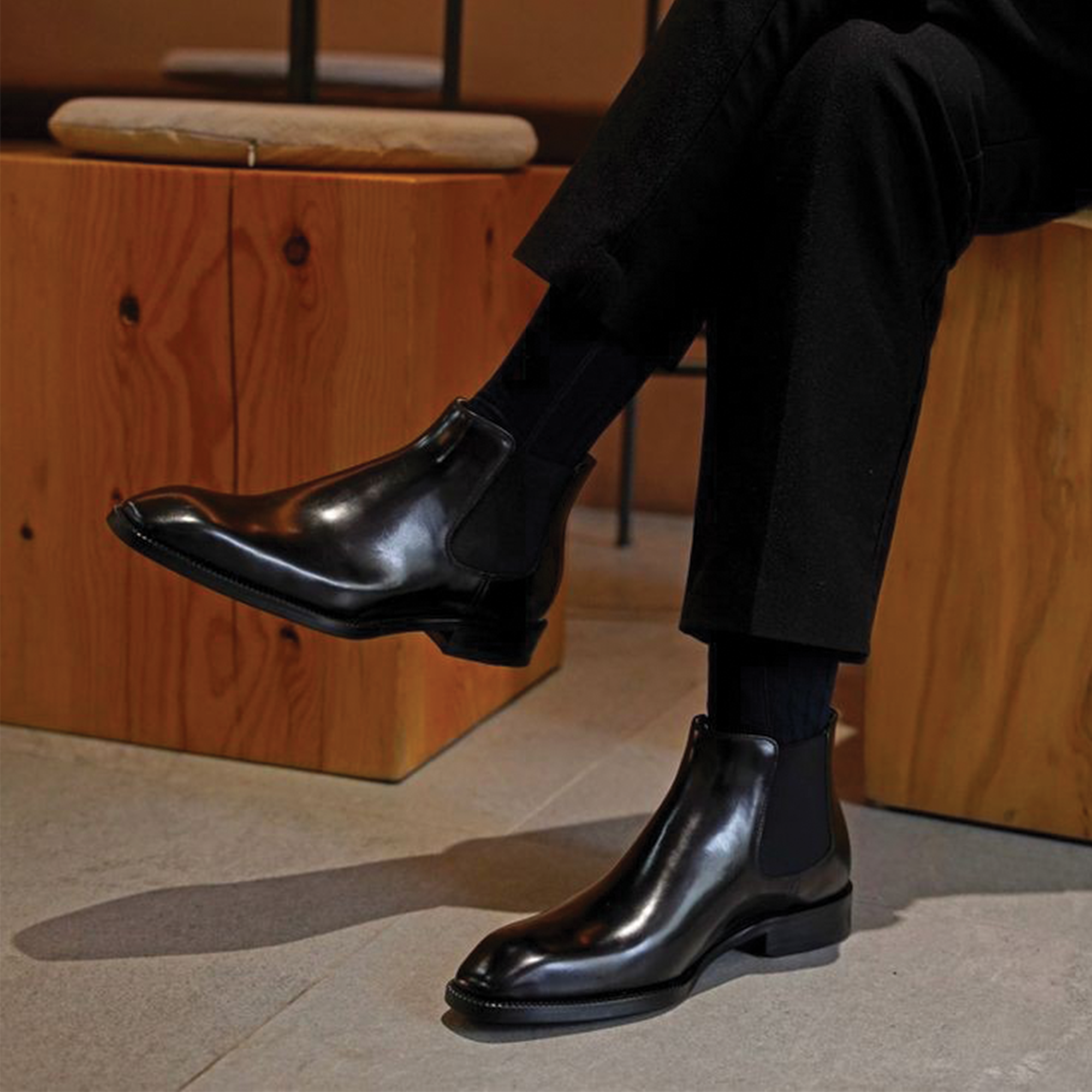 Cobbler India Luxury Wholecut Chelsea Boots | Handcrafted Formal Shoes for Men
