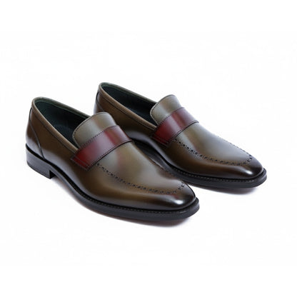 Cobbler India Handcrafted Leather Loafers for Men – Luxury Penny Slip-On Shoes