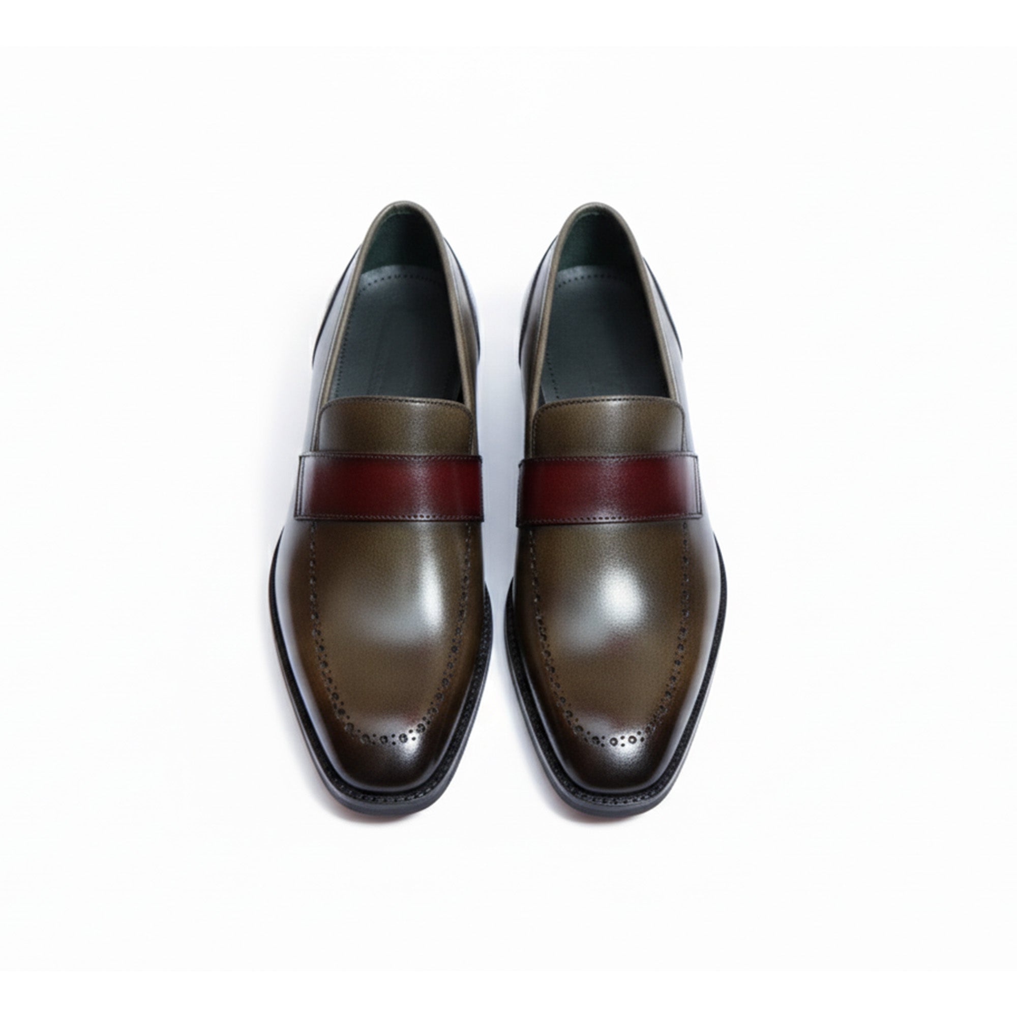 Cobbler India Handcrafted Leather Loafers for Men – Luxury Penny Slip-On Shoes