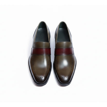 Cobbler India Handcrafted Leather Loafers for Men – Luxury Penny Slip-On Shoes